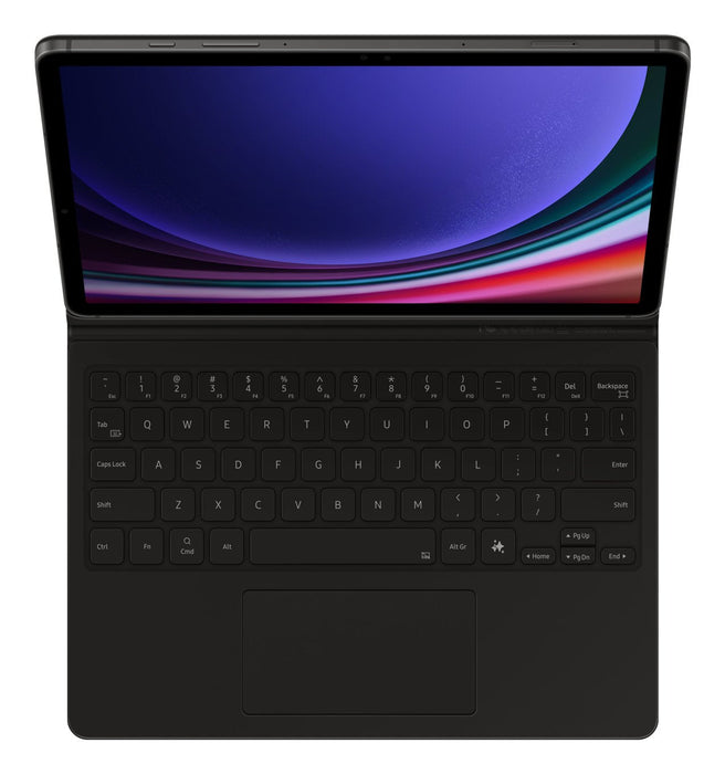 Tab S9/S9 Fe Book Cover  Keyboard Black