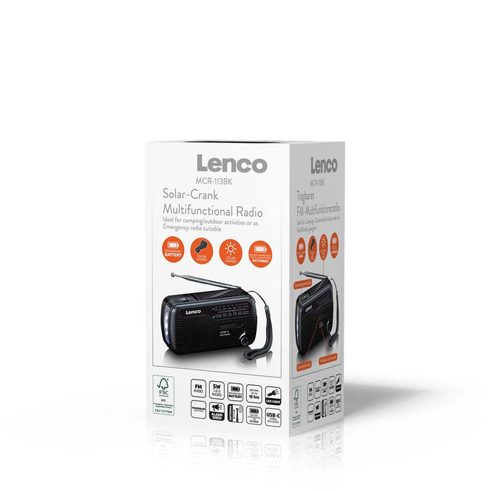 EAN 8711902083641 - Lenco MCR-113BK radio Portátil Negro imagen 12