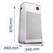 EAN 8718546312021 - Clean Air Optima CA510ProSmart purificador de aire 110 m² 55 dB 45 W Blanco imagen 5