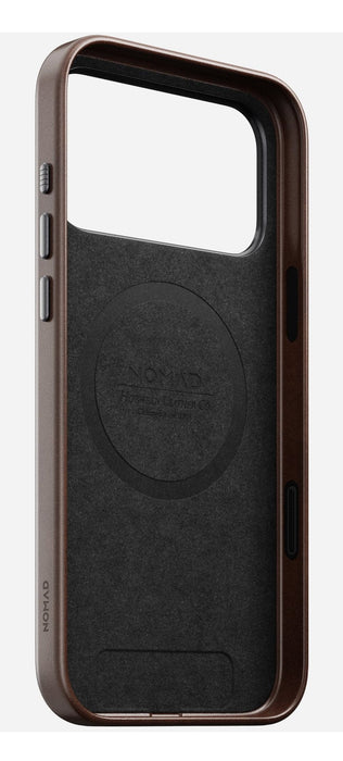 Nomad Traditional Leather Case Funda Para Iphone 17 Pro Max 17,5 Cm (6.9") Marrón