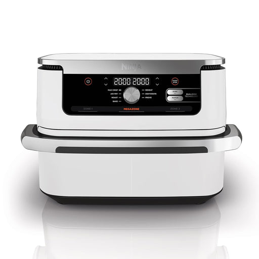 EAN 0622356303842 - Ninja AF500EUWH freidora Doble 10,4 L Independiente 2470 W Freidora de aire caliente Plata, Blanco imagen 1