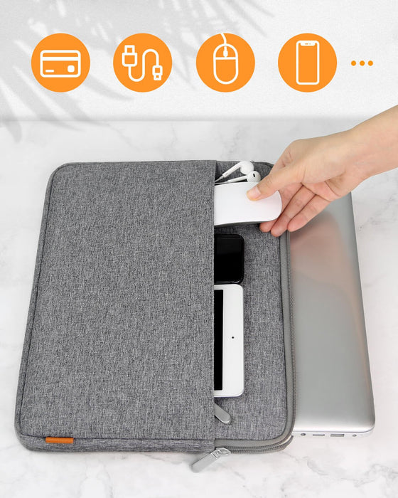 Inateck Laptoptasche 14" Zubehörtasche [Lb01005-14_gray]