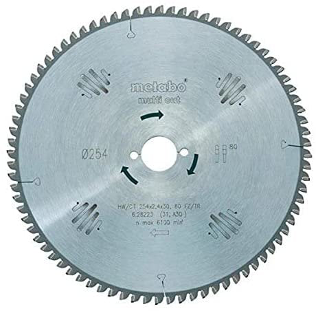 Metabo Multicutprof 254x30, 80 F Z/Tz 5neg
