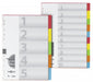 EAN 4013951007338 - Pagna 32006-20 lengüeta de índice Separador numérico con pestaña Cartón Multicolor imagen 1