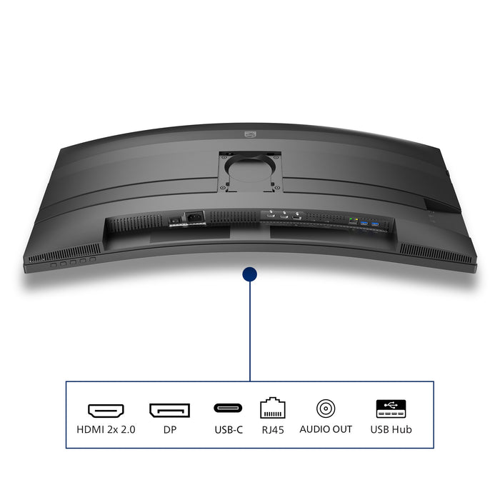 EAN 8712581806040 - Philips 5000 series 34B2U5600C/00 pantalla para PC 86,4 cm (34") 3440 x 1440 Pixeles Dual QHD LCD Gris imagen 6