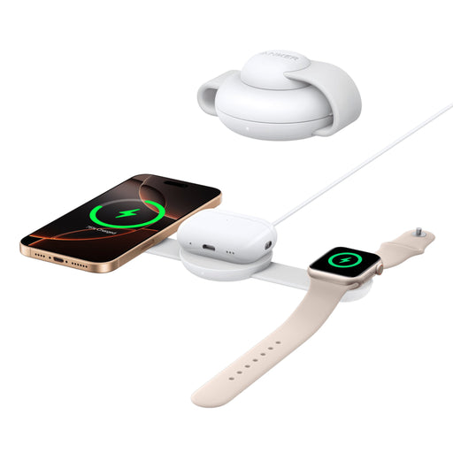 EAN 0194644205928 - Anker B25M8H21 cargador de dispositivo móvil Auriculares, Auriculares, Smartphone, Reloj inteligente Blan imagen 1