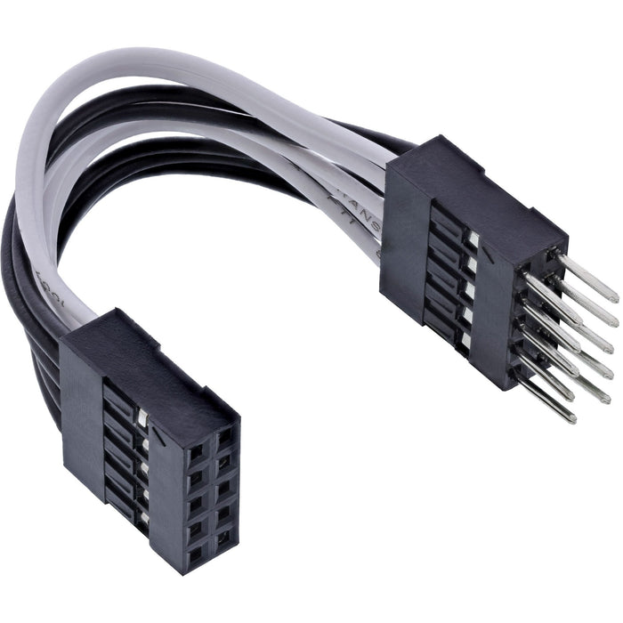Extensión Interna Usb Inline 2x 5 Pines Macho A Hembra Directo 5 Cm