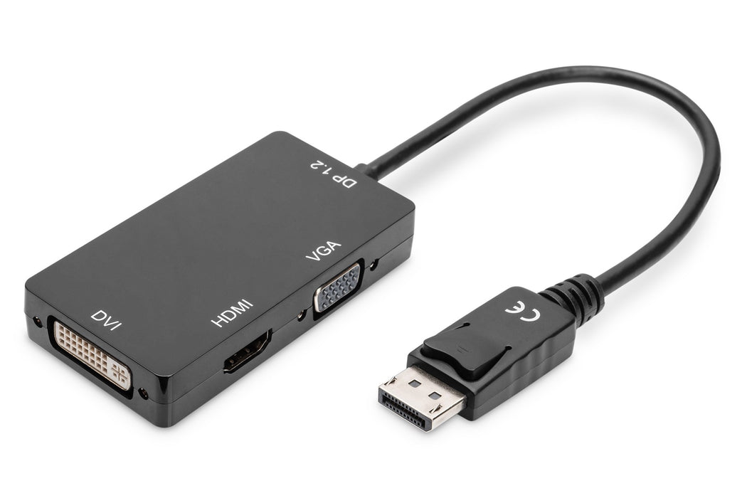 EAN 4016032433781 - Digitus AK-340418-002-S adaptador de cable de vídeo 0,2 m DVI-D Negro imagen 1