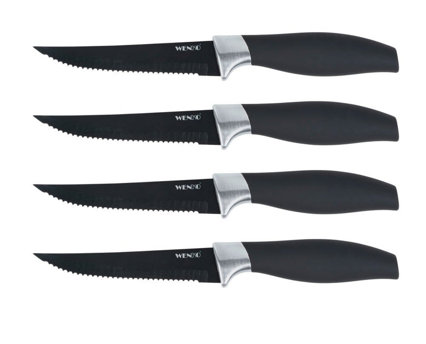 EAN 4008838374443 - WENKO Otis Acero inoxidable 4 pieza(s) Cuchillo para carne imagen 1