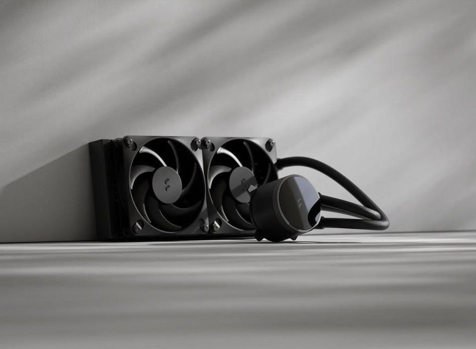 EAN 7340172714644 - Fractal Design Radius 240 Black Procesador Sistema de refrigeración líquida todo en uno 12 cm Negro 1 pie imagen 2