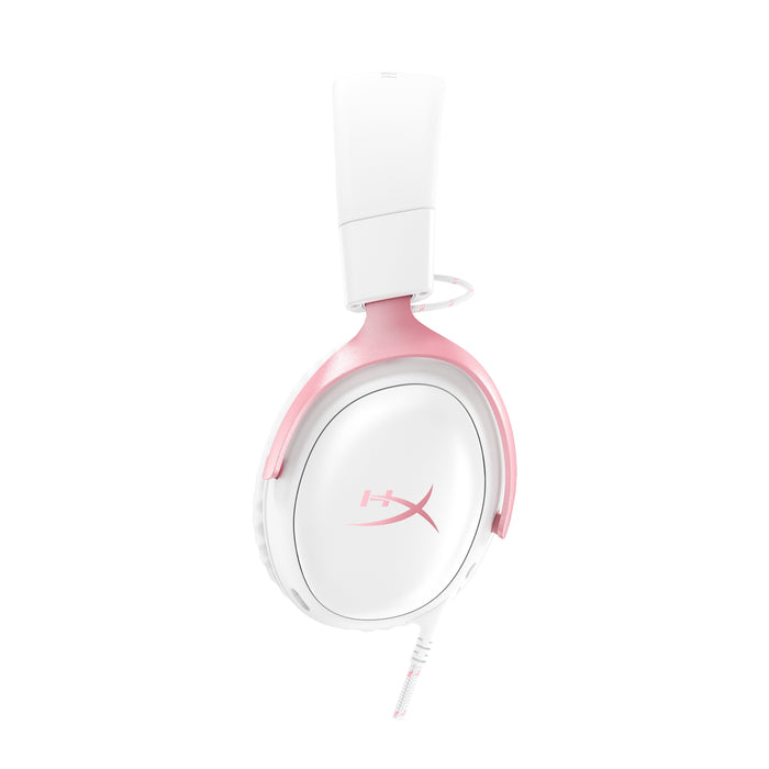 EAN 0198122306930 - HyperX Cloud III White/Pink Gaming Headset Alámbrico Diadema Juego Rosa, Blanco imagen 10