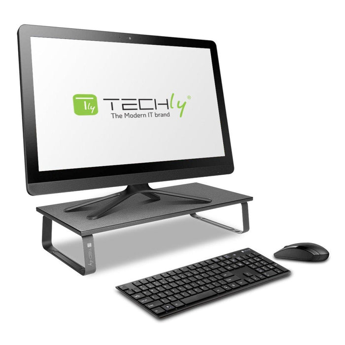 Soporte De Escritorio Universal Techly En Acero Para Monitor Portátil 12cm