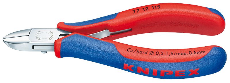 Knipex Alicate De Corte Lateral 77 12 115 - Elektronik Alicate De Corte Lateral 115 Mm