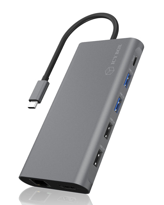 EAN 4250078170525 - ICY BOX IB-DK4050-CPD Alámbrico USB 3.2 Gen 1 (3.1 Gen 1) Type-C Antracita imagen 5