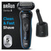 EAN 4987176183422 - Braun Series 5 52-B7000cc Máquina de afeitar de láminas Recortadora Negro imagen 1