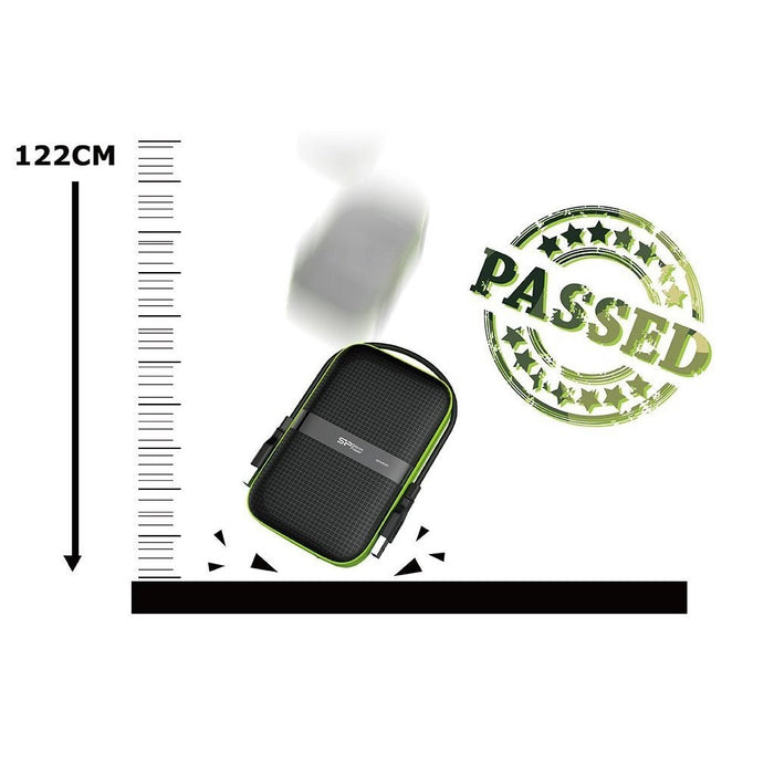 Disco Externo Hdd Silicon Power A60 1tb 2.5" Usb Resistente Agua