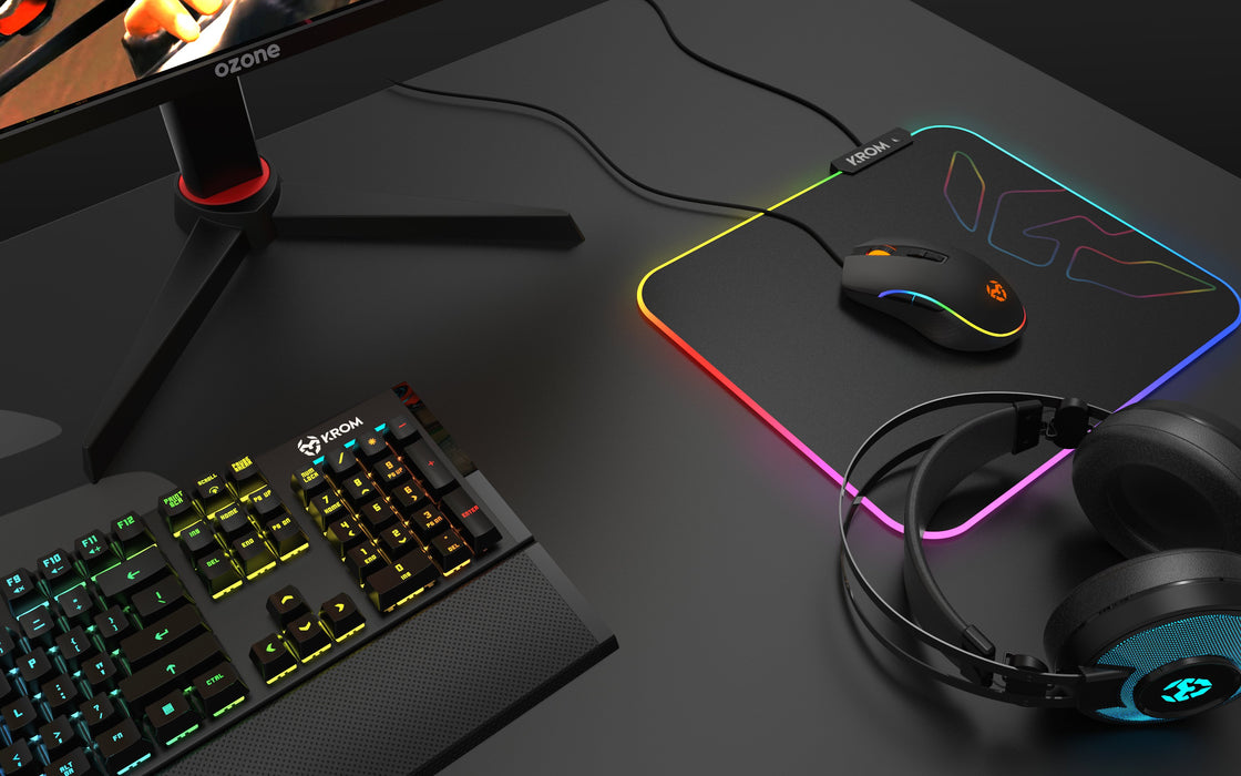 EAN 8436532169465 - Krom Knout RGB Alfombrilla de ratón para juegos Negro imagen 15