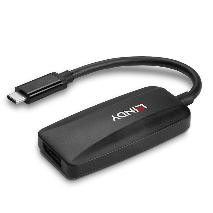 EAN 4002888433372 - Lindy 43337 adaptador de cable de vídeo 0,13 m USB Tipo C DisplayPort Negro imagen 4