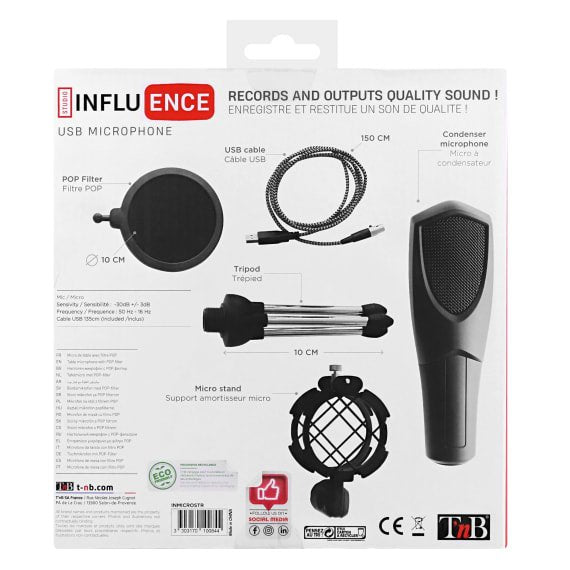 Tnb Microfono Omnidireccional Usb - Influence