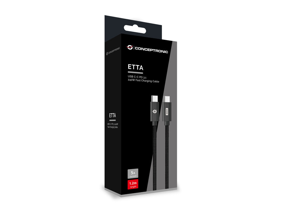 EAN 4015867237939 - Conceptronic ETTA03B20 cable USB USB 2.0 2 m USB C Negro imagen 4
