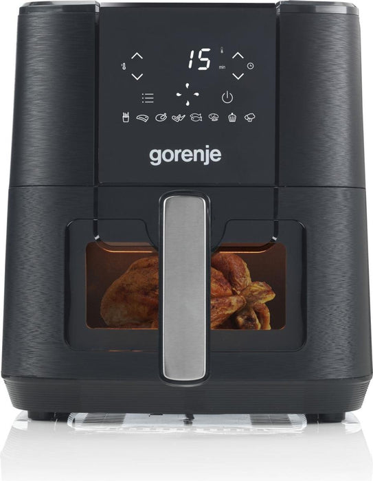 EAN 3838782695087 - Gorenje AF1350DWB Sencillo 5,4 L Independiente 1350 W Freidora de aire caliente Negro imagen 8