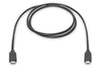 EAN 4016032455288 - Digitus AK-300155-010-S cable USB USB 2.0 1 m USB C Negro imagen 2
