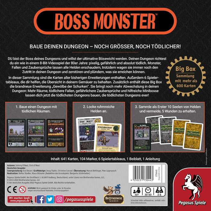 EAN 4250231730443 - Pegasus Spiele Boss Monster Big Box Juego de mesa Viaje/aventura imagen 4