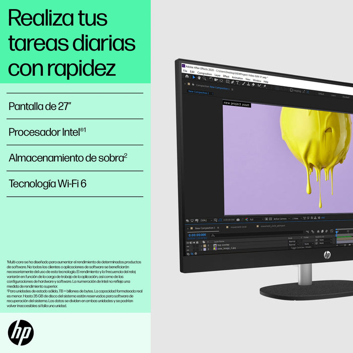 EAN 0199764455710 - HP 27-cr0111ns PC Intel® Core™ i5 i5-1335U 68,6 cm (27") 1920 x 1080 Pixeles PC todo en uno 16 GB DDR4-SD imagen 7
