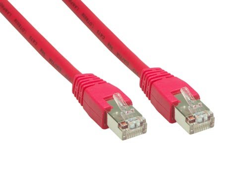 Goodconnections Cable De Red Mit Rastnasenschutz, Cat. 6, S Ftp, Pimf, Pvc, 250mhz, Rot, 0,25m,