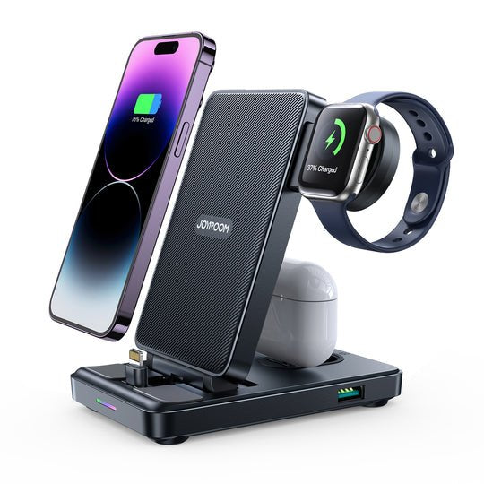 EAN 6956116772833 - JOYROOM JR-WQS02 Reloj inteligente, Smartphone, Auriculares Negro USB Cargador inalámbrico Carga rápida I imagen 1