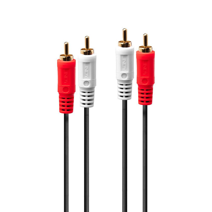 EAN 4002888356640 - Lindy 35664 cable de audio 10 m 2 x RCA Rojo, Blanco imagen 1