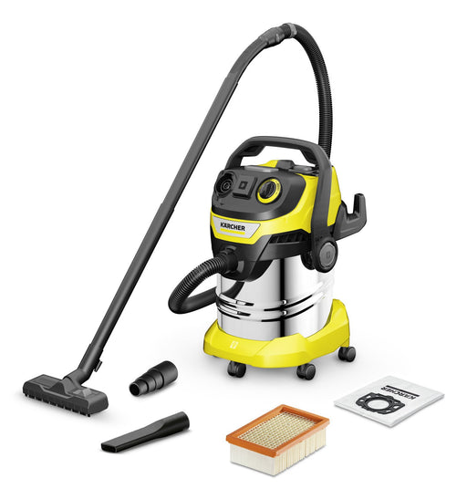 EAN 4054278663579 - Kärcher WD 5 P S V-25/5/22 Negro, Acero inoxidable, Amarillo 25 L 1100 W imagen 1