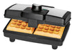 EAN 4006160717051 - Clatronic WA 3606 2 barquillo(s) 800 W Negro, Acero inoxidable imagen 1
