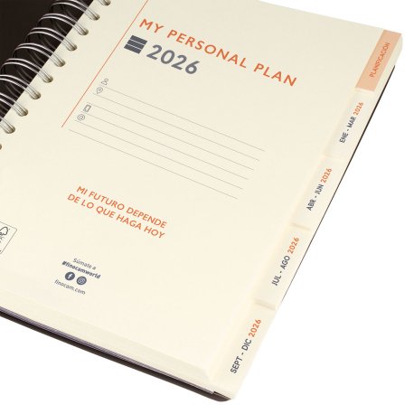 EAN 8422952405696 - Finocam 626306026 agenda Agenda diaria Negro imagen 8
