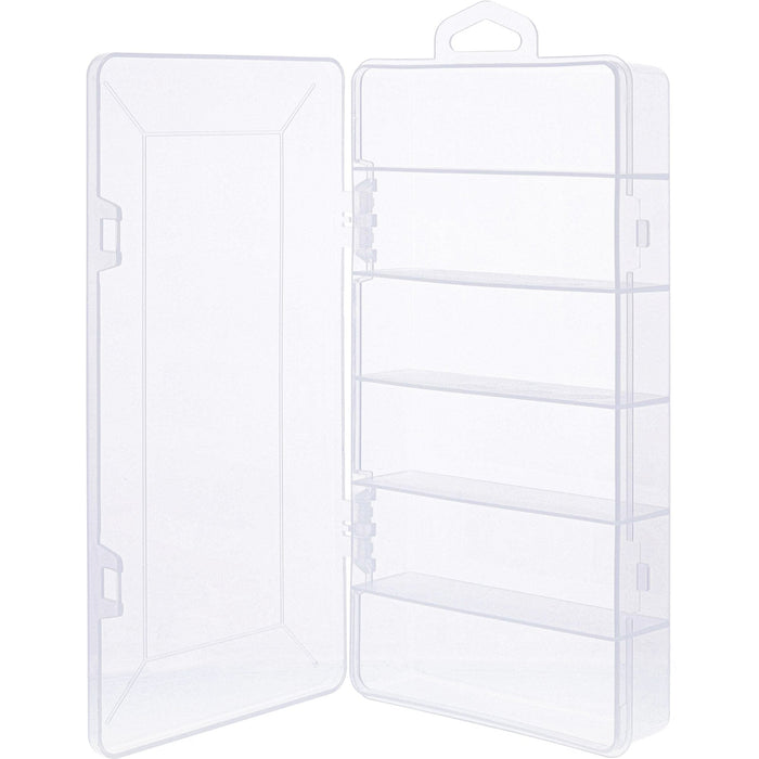 Inline® Small Components Box, 6 Compartments, 206x107x33mm, White