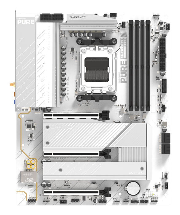 EAN 4895106296954 - Sapphire PURE B850A WIFI 7 AMD B850 Zócalo AM5 ATX imagen 1