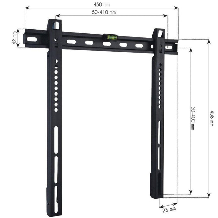 Techly Ica-Plb 140m Soporte De Pared Para Tv 32-55" Led/Lcd 50kg Delgado 23mm