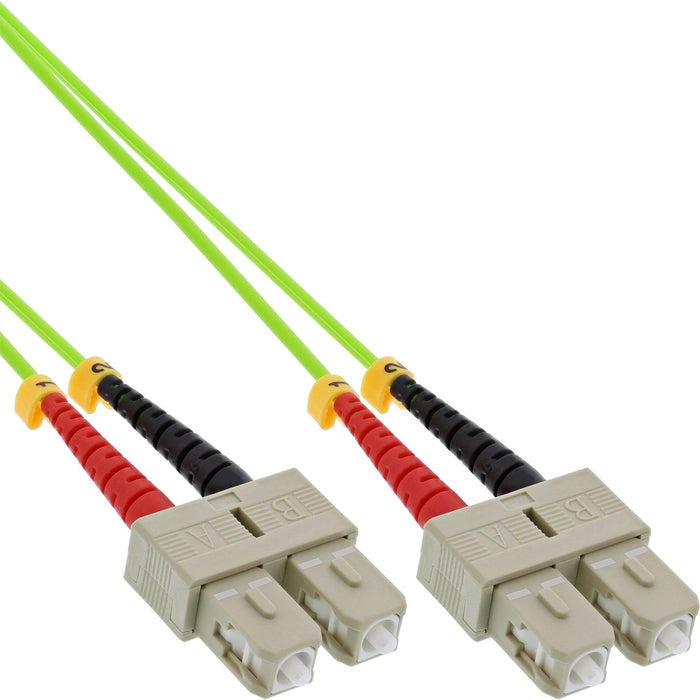 Cable Duplex De Fibra Óptica Inline Sc/Sc 50/125?M Om5 25m
