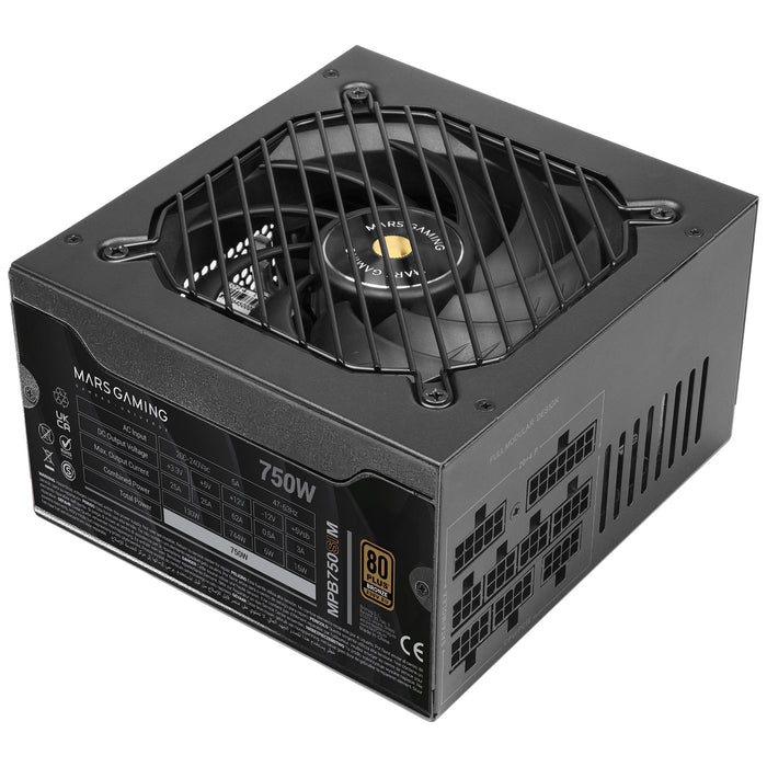 EAN 8435693110040 - Mars Gaming MPB750SIM unidad de fuente de alimentación 750 W 24-pin ATX ATX Negro imagen 2