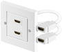 EAN 4040849517235 - Goobay 51723 toma de corriente 2 x HDMI Blanco imagen 1