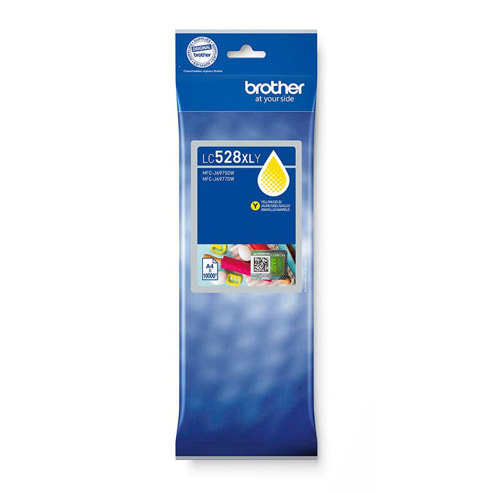 EAN 4977766842983 - Brother LC528XLY Yellow Ink Cartridge cartucho de tinta 1 pieza(s) Original Ultra High Yield Amarillo imagen 1