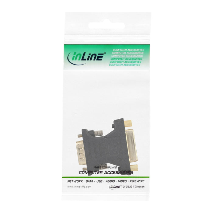 Adaptador Inline Dvi-A Dvi 24+5 Hembra A Hd15 Macho