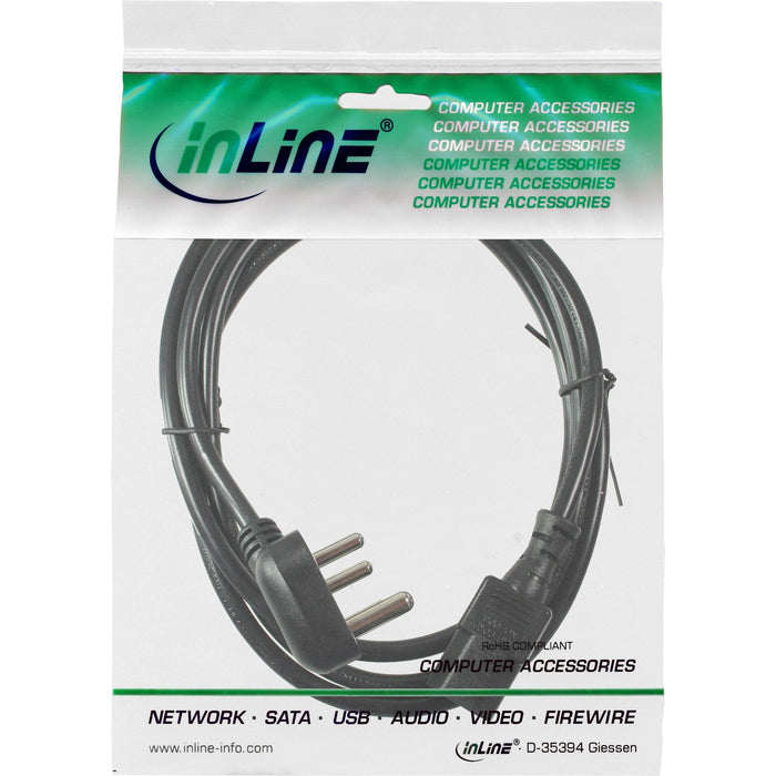 Cable De Alimentación Inline Sudáfrica 10a Tipo M A Conector Iec 1,8m