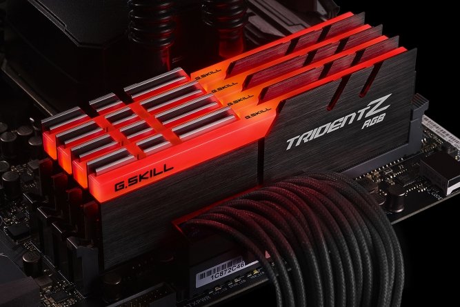 EAN 4713294220608 - G.Skill Trident Z RGB (For AMD) F4-3200C16Q-32GTZRX módulo de memoria 32 GB 4 x 8 GB DDR4 288-pin DIMM imagen 3