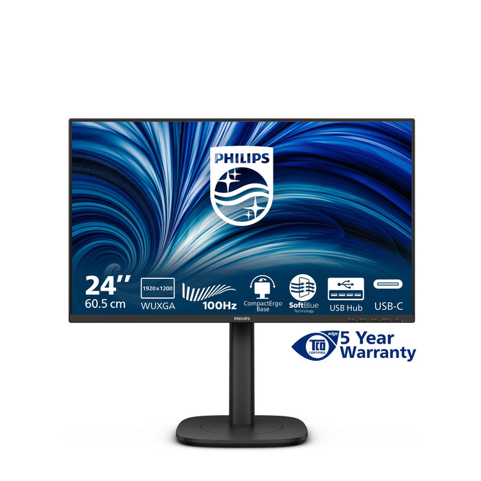 EAN 8721038004427 - Philips 3000 series 24B2N3200D/00 pantalla para PC 61,2 cm (24.1") 1920 x 1200 Pixeles WUXGA LCD Negro imagen 3