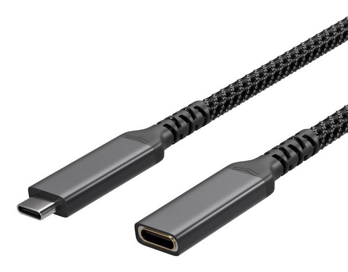 Usb-C Verlängerungscable Usb-C > Usb-C Hchse 3.2 Pd Textil 1,5m