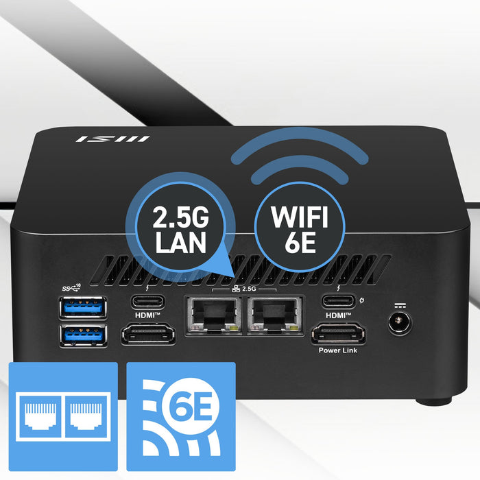 EAN 4711377264402 - MSI Cubi NUC 1MG-014BEU Mini PC Negro 100U Intel® SoC imagen 4