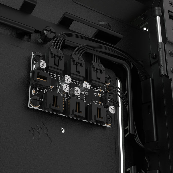 Caja Pc Corsair Icue 5000x Cristal Templado Negra