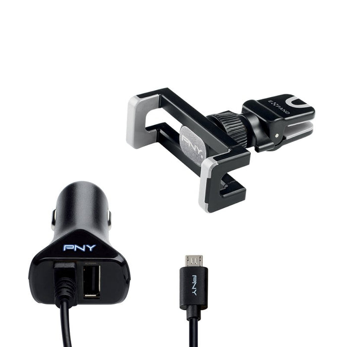 EAN 3536403352967 - PNY B-HVEEXK1/PDCUUK1-RB cargador de dispositivo móvil Smartphone Negro Encendedor de cigarrillos Auto imagen 1