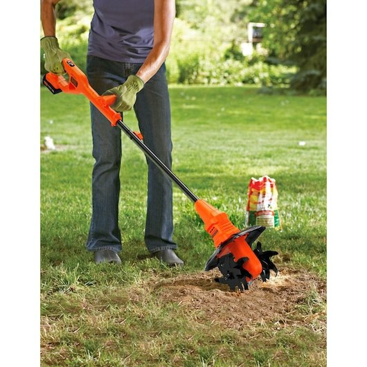 Minicultivador Black & Decker Betl1820l-Qw Mini Macollo Eléctrico Batería
